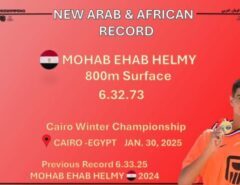 🇪🇬 Mohab Ehab Helmy Sets New Arab &#038; African Record in 800m Surface, Finswimmer Magazine - Finswimming News